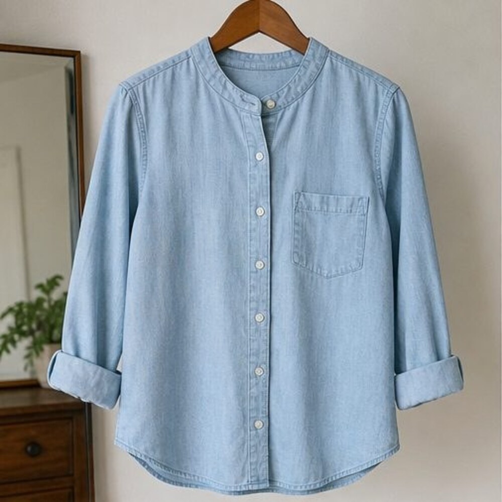 Emerald Tie Neck Blouse
